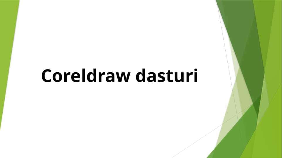Coreldraw dasturi