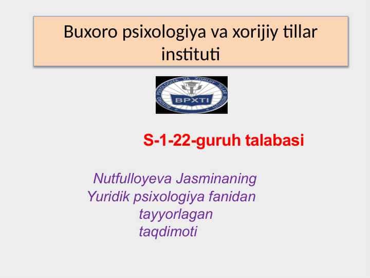 Tintuv psixologiyasi