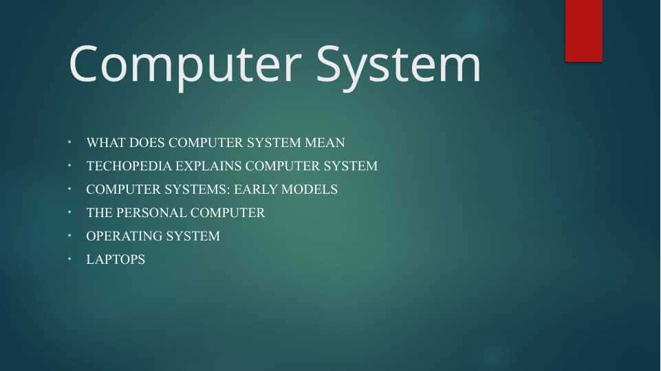 Computer System
