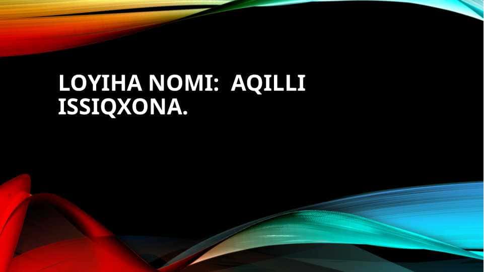 Aqlli issiqxona