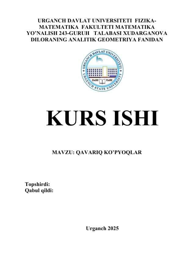 QAVARIQ KOPYOQLAR 2