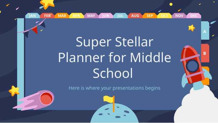 Super Stellar Planner for Middle School