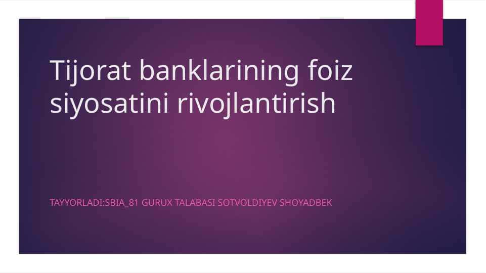 Bank ishidan ppt