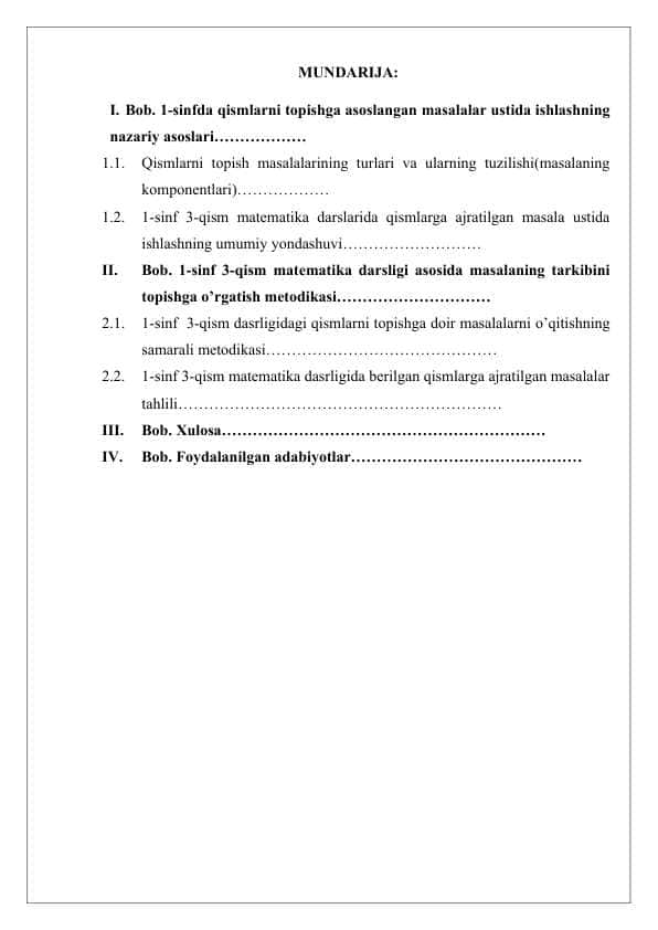 qismlarni topish boʻyicha masalalar yechish 1sinf 2qism matematika darsligi