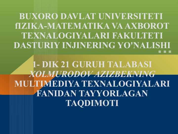 HOTPOTOTESDAN FAOYDALANIBMULTIMEDIALI OQUV KURSLARINI YARATISH.JCROSS VA JQUIZ BLOKLARI DASTURIDA ISHLASH