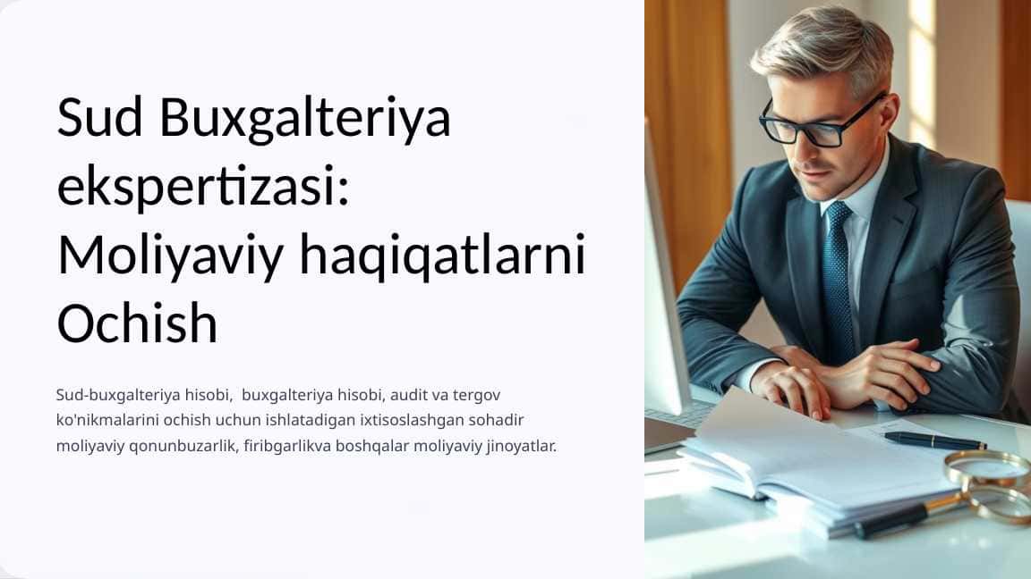 Sud Buxgalteriya ekspertizasi