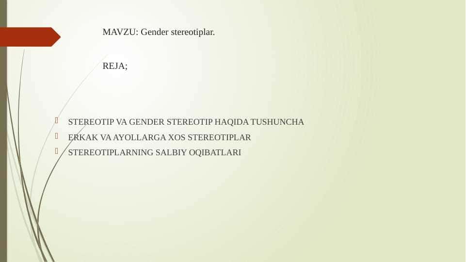 Gender stereotiplar