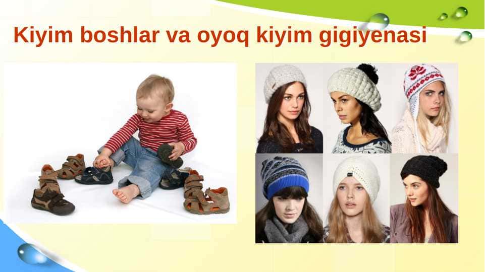 Kiyim boshlar va oyoq kiyim gigiyenasi