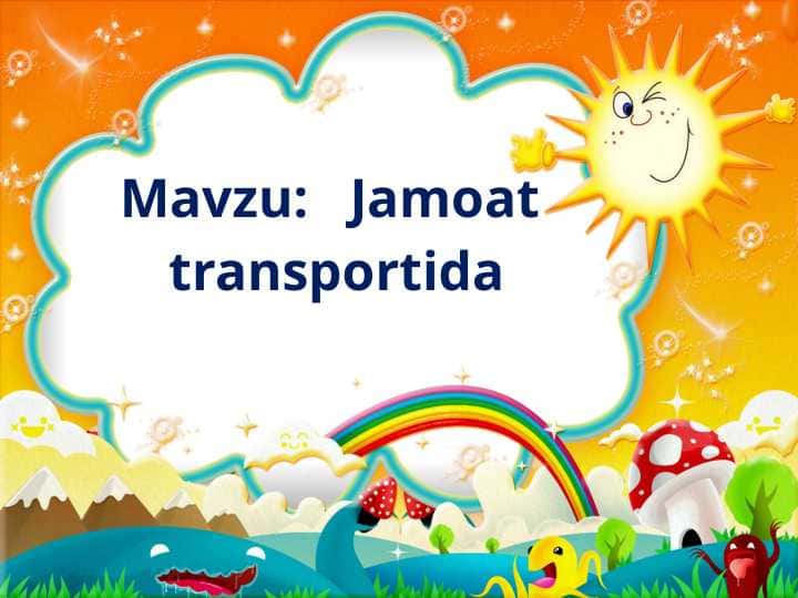 Jamoat transportida