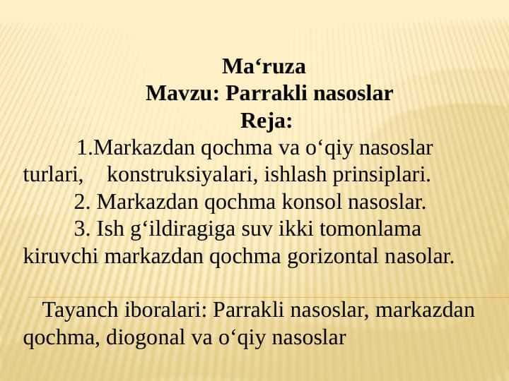 Parrakli nasoslar
