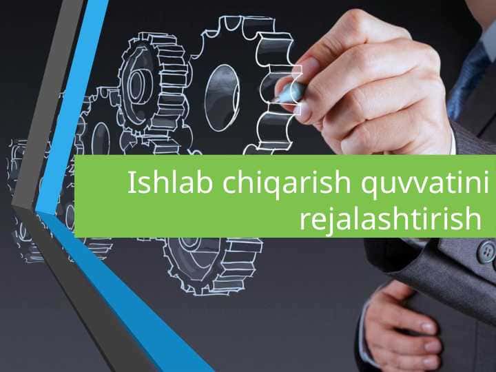 Ishlab chiqarish quvvatini rejalashtirish