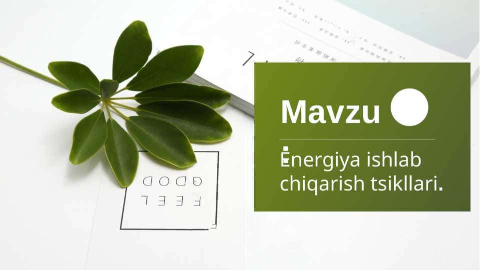 Energiya ishlab chiqarish tsikllari