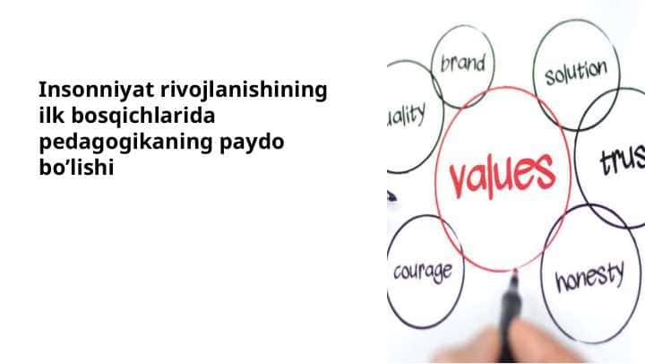 Pedagogikaning tamoyillari va rivojlanishi