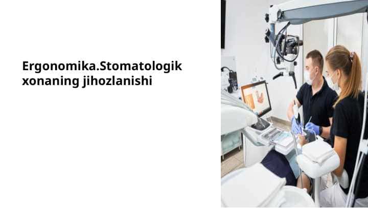Ergonomik stomatologik xona mebellari