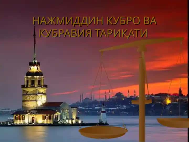 НАЖМИДДИН КУБРО ВА КУБРАВИЯ ТАРИҚАТИ