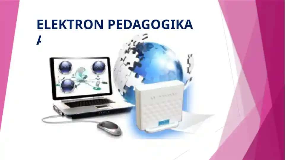 Elektron pedagogika asoslari