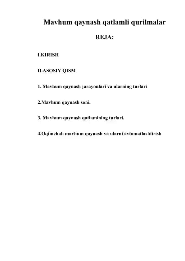Mavhum qaynash qatlamli qurilmalar