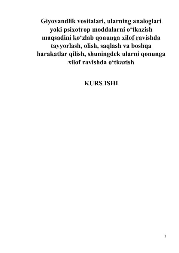 O‘qotar qurolning, o‘q-dorilarning, o‘qotar qurol asosiy qismlarining, portlovchi moddalarning, portlatish vositalarining yoki portlatish qurilmalarining qonunga xilof muomalasi