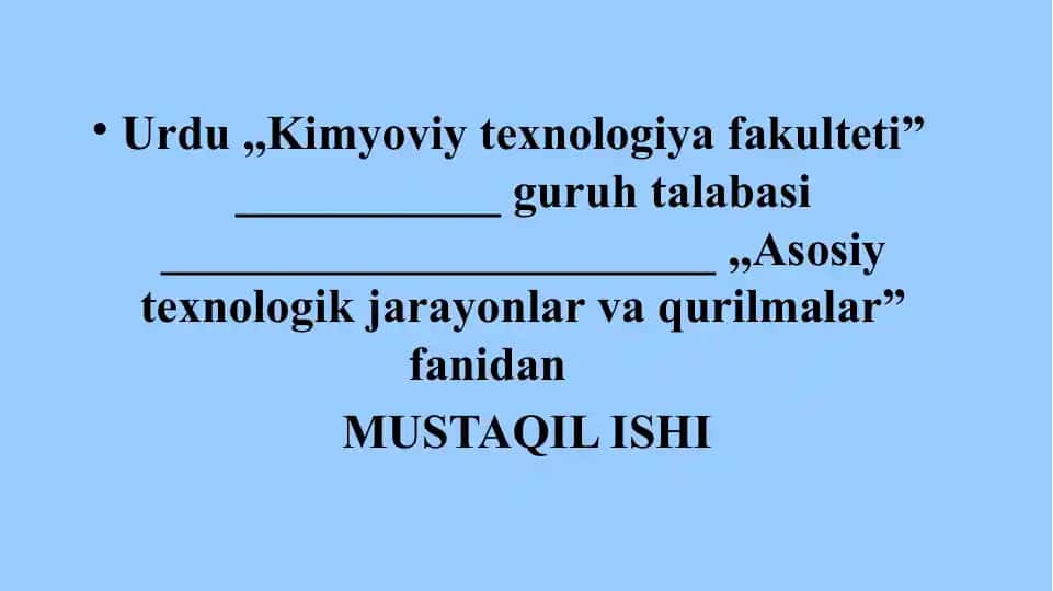 Massa almashinish asoslari. Fazalar qoidasi. Massa o'tkazishning asosiy qonuni. Massa almashinish jarayonlari mexanizmi.