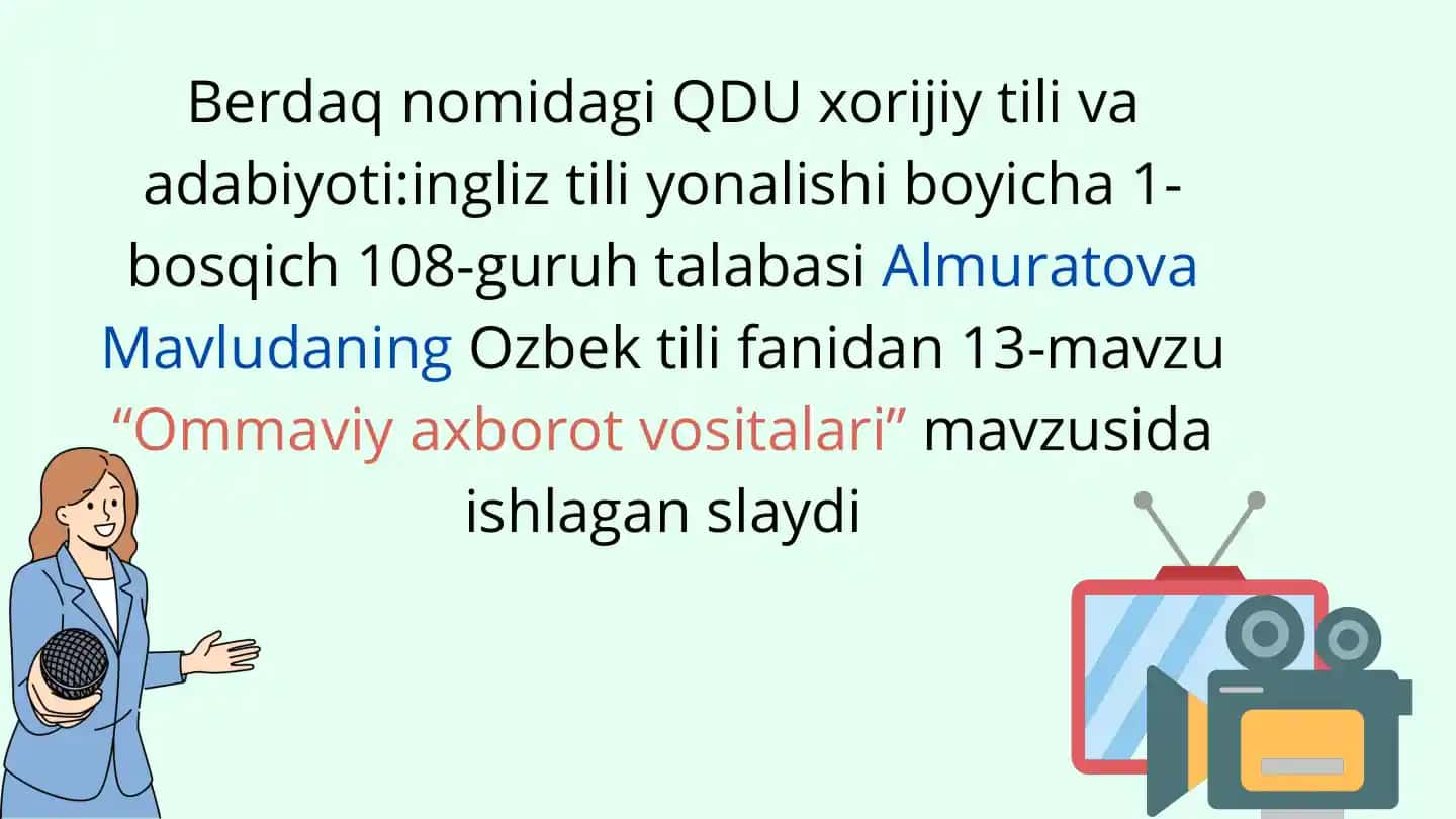 Ommaviy axborot vositalari