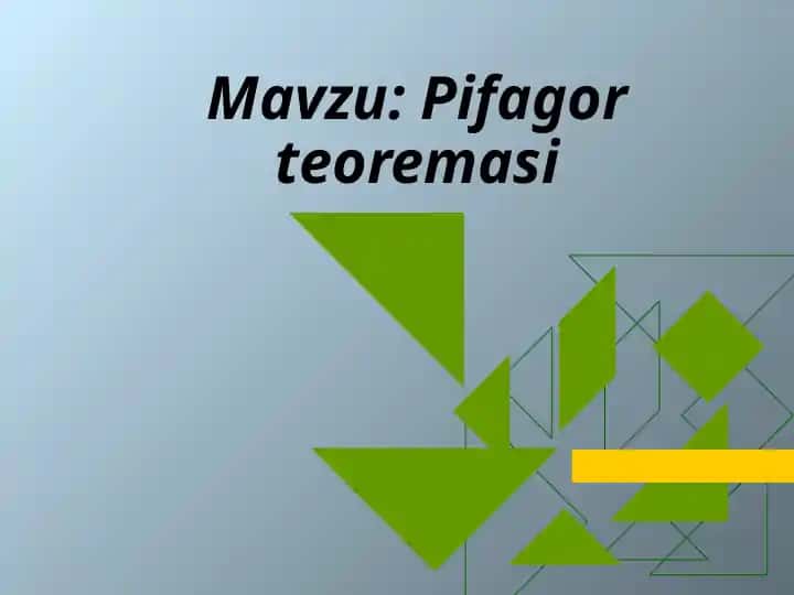 Pifagor teoremasi