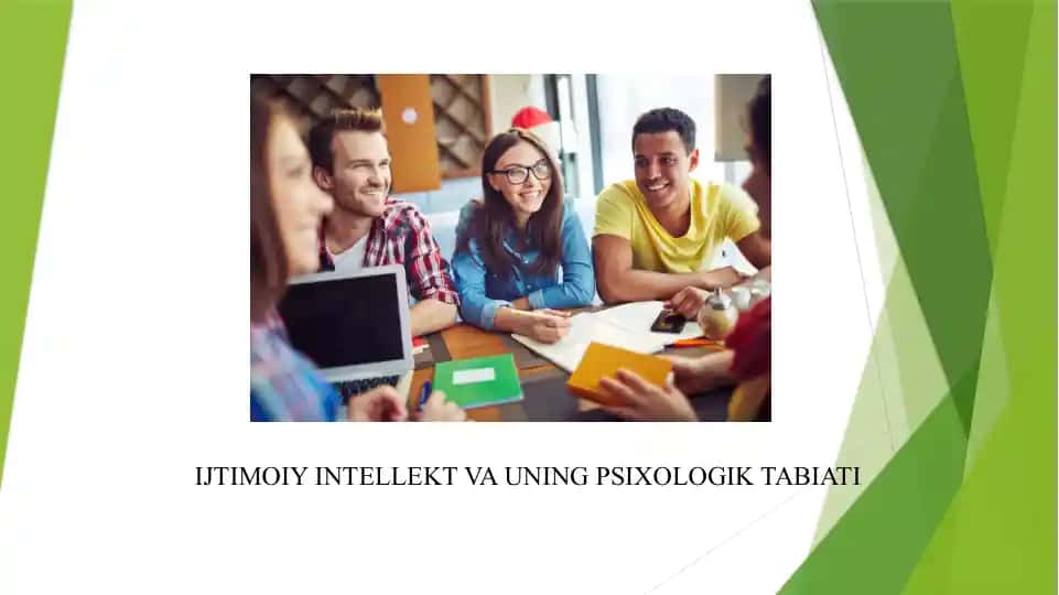 IJTIMOIY INTELLEKT VA UNING PSIXOLOGIK TABIATI