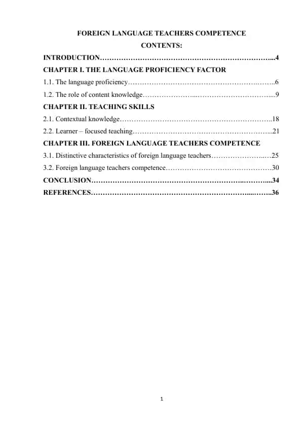 FOREIGN LANGUAGE TEACHERS COMPETENCE