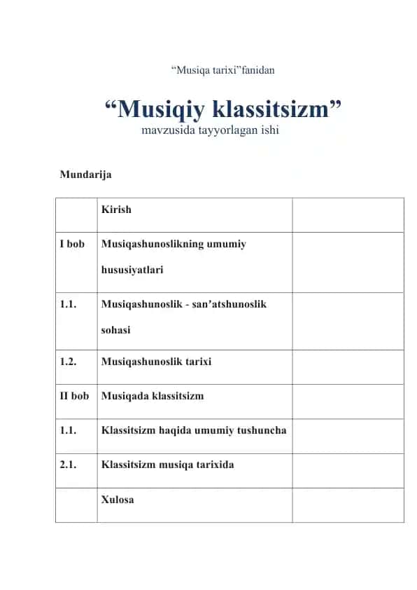 Musiqiy klassitsizm