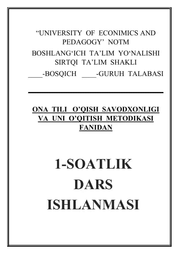 Boshlang‘ich sinf darsliklarida punktuatsiyaga oid berilgan materiallarni tahlil qilish