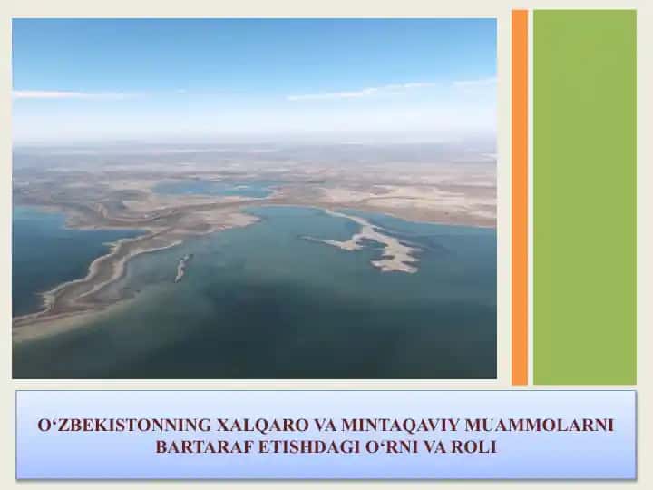 O‘ZBEKISTONNING XALQARO VA MINTAQAVIY MUAMMOLARNI BARTARAF ETISHDAGI O‘RNI VA ROLI