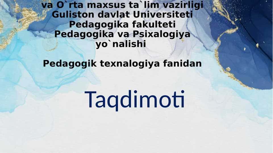 Pedagogikada tarbiya muammosining o`rganilishi