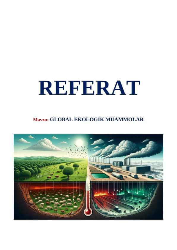 Global ekologik muammolar