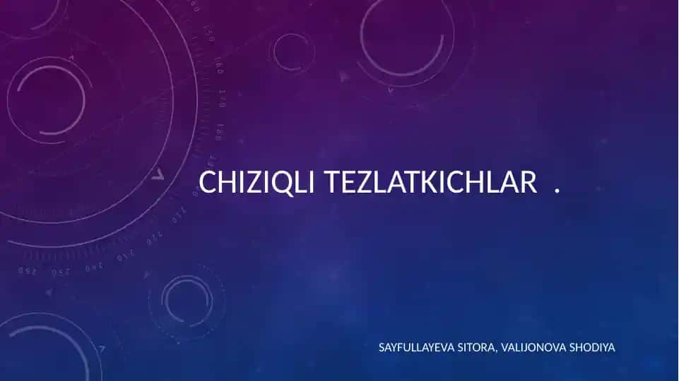 Chiziqli Tezlatgichlar