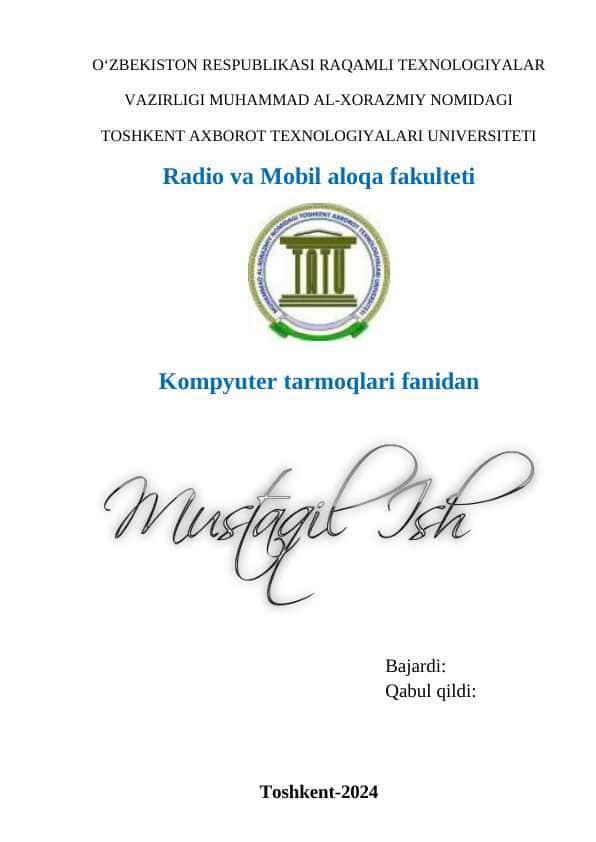 Tarmoq darajasida xavfsizlik mexanizimlari