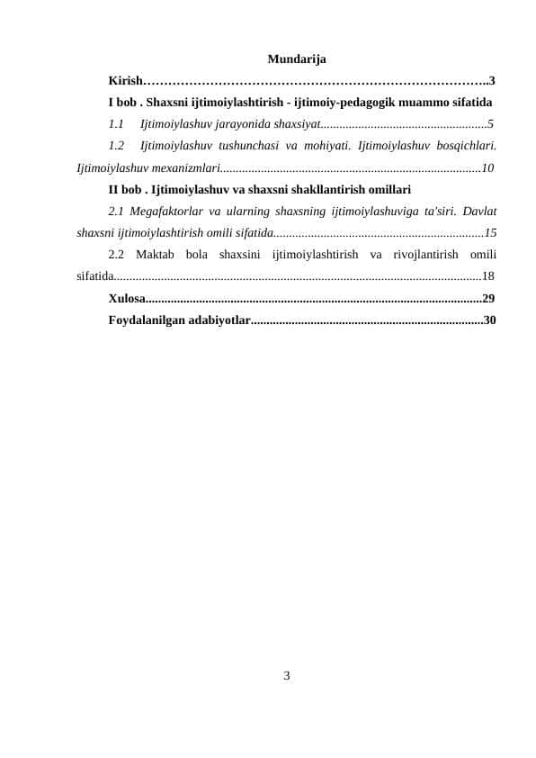 Ijtimoiylashuv omillari va vositalari