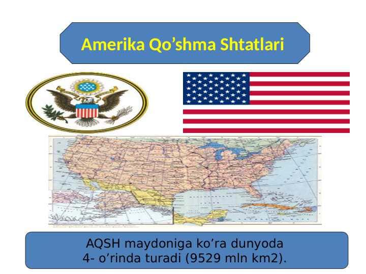 Amerika Qoʻshma shtatlari|| Jahon tarixi