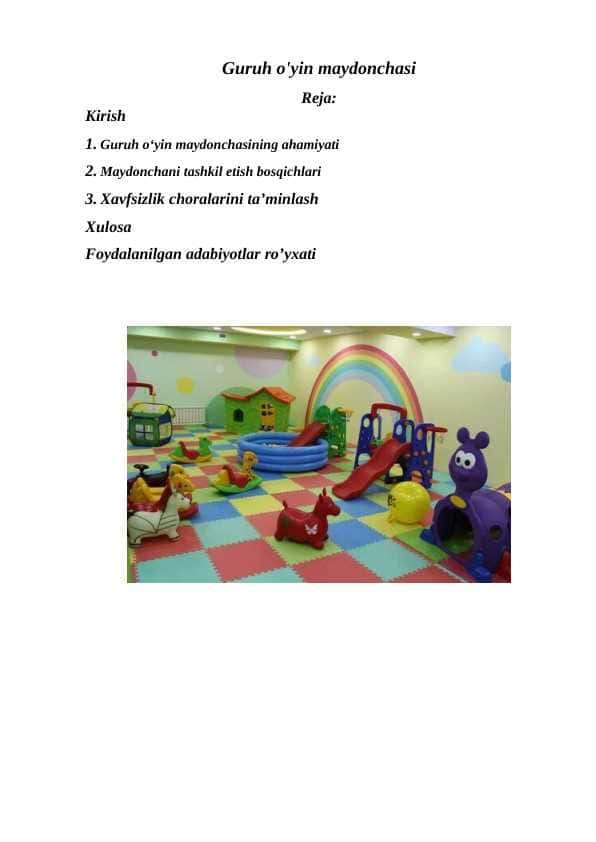 Guruh o'yin maydonchasi