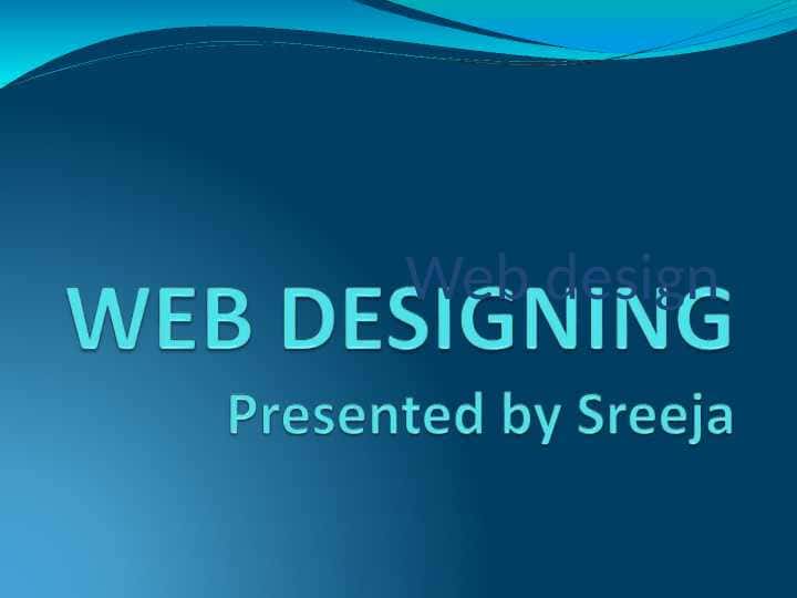 Web design
