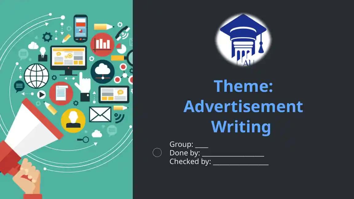 Advertisement Writing