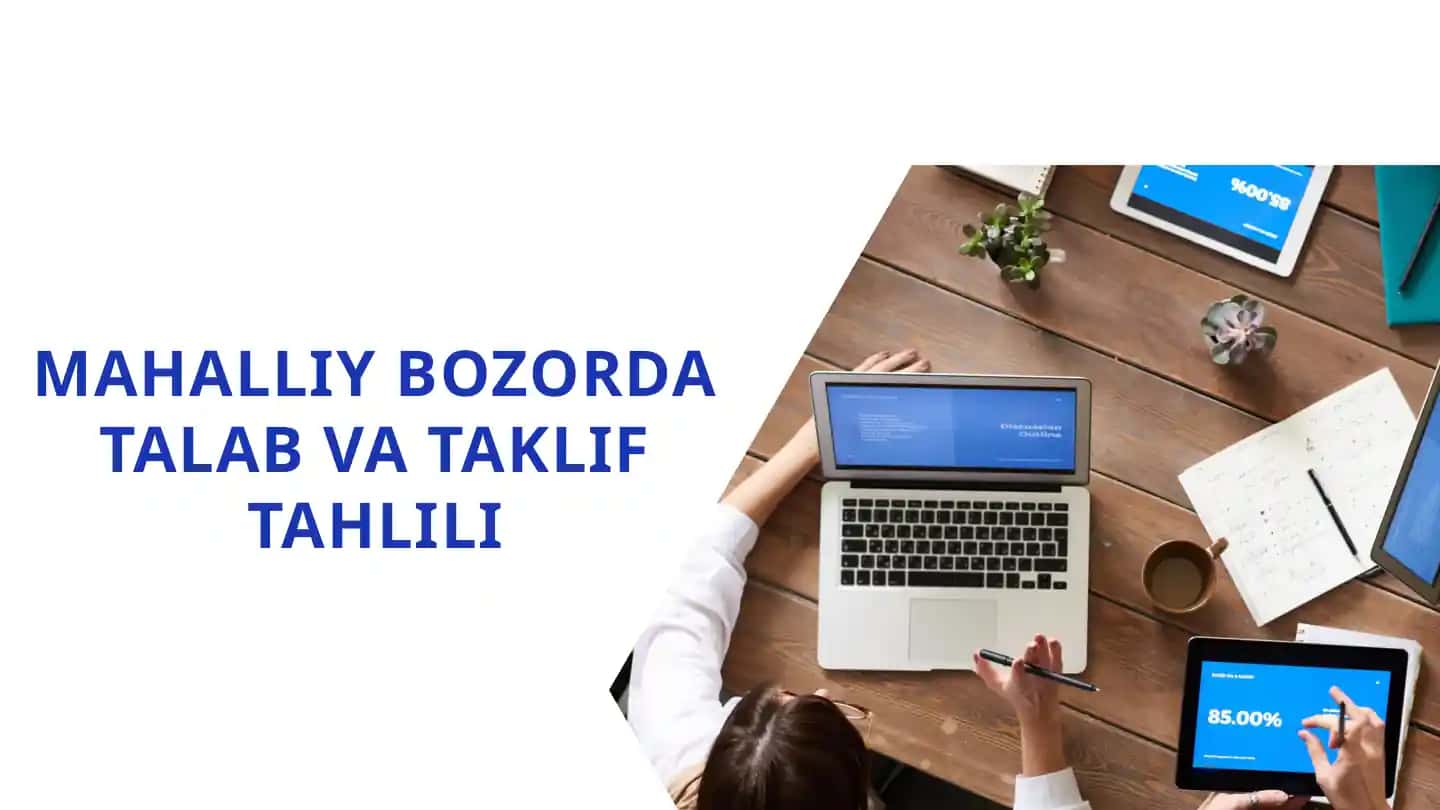 Mahalliy bozorda talab va taklif tahlili