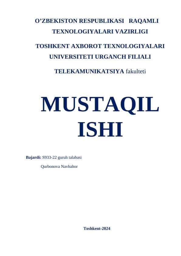 Boshqariladigan to'lqin tahlili. Yo'naltirilgan to'lqinlarning xarakteristikalari (parametrlari)