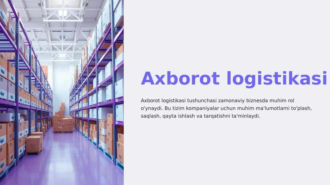 Axborot logistikasi