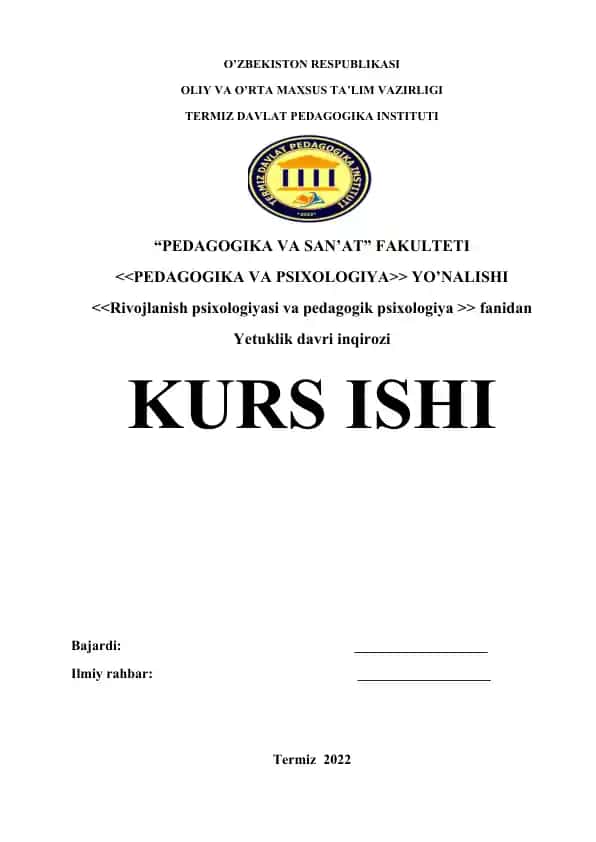 Yetuklik davri inqirozi
