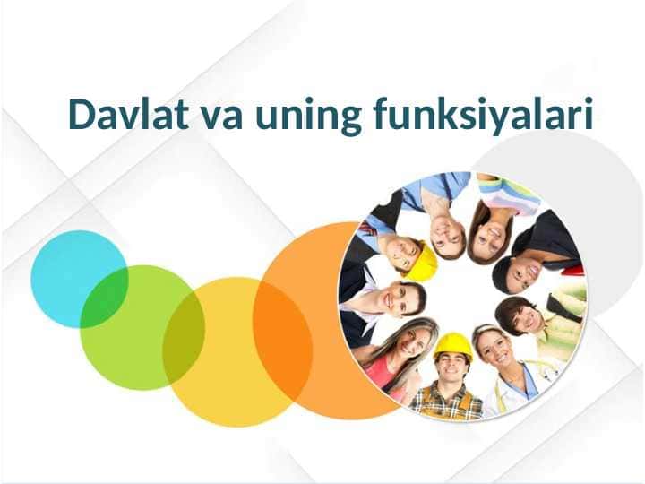 Davlat va uning funksiyalari