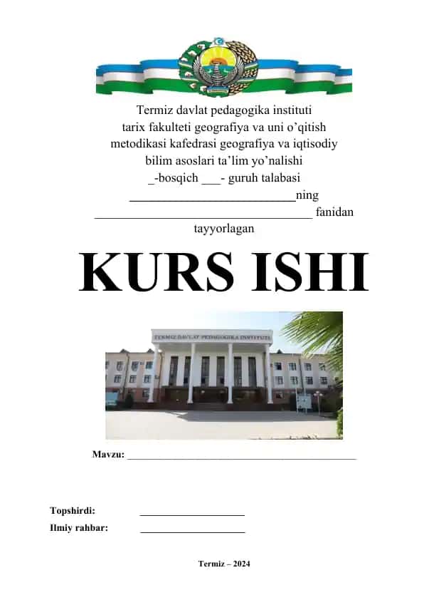 Markaziy osiyoning tabiiy sharoiti va tabiiy resurslari