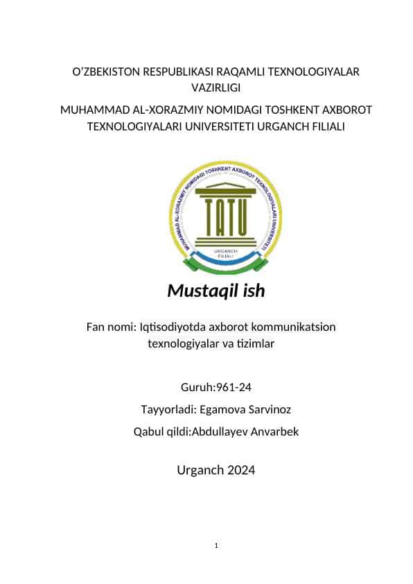 Sugʻurta va lizing tashkilotlarida qoʻllaniladigan amaliy va dasturiy ta'limotlar va ularni ishlash texnologiyalari