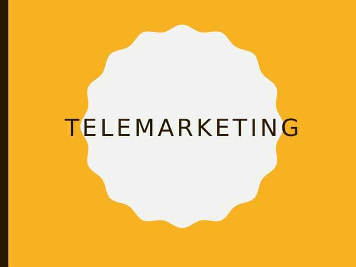 Telemarketing