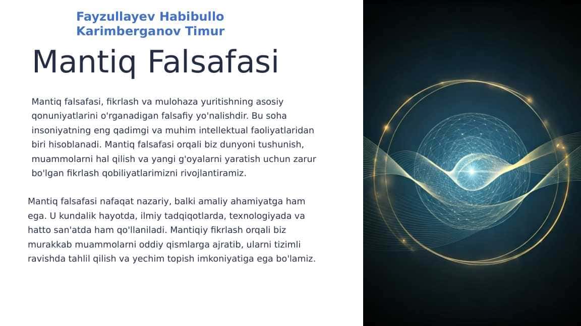 Mantiq Falsafasi