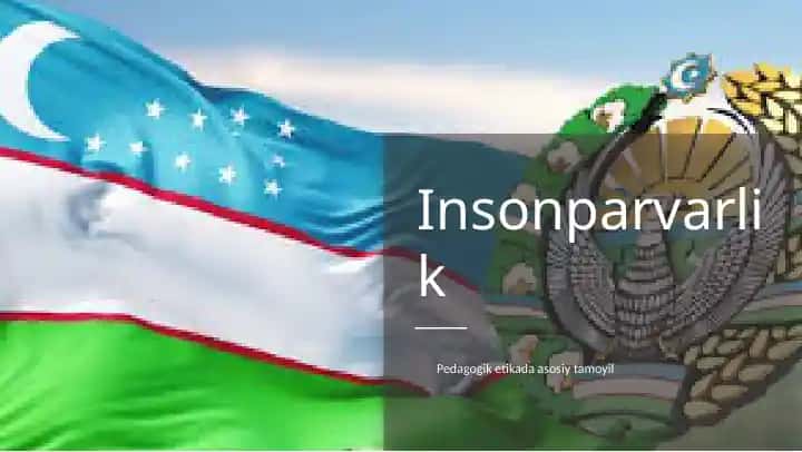 Pedagogik etikada asosiy tamoyil