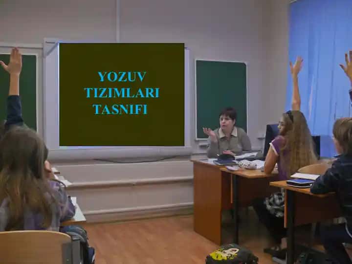 YOZUV TIZIMLARI TASNIFI